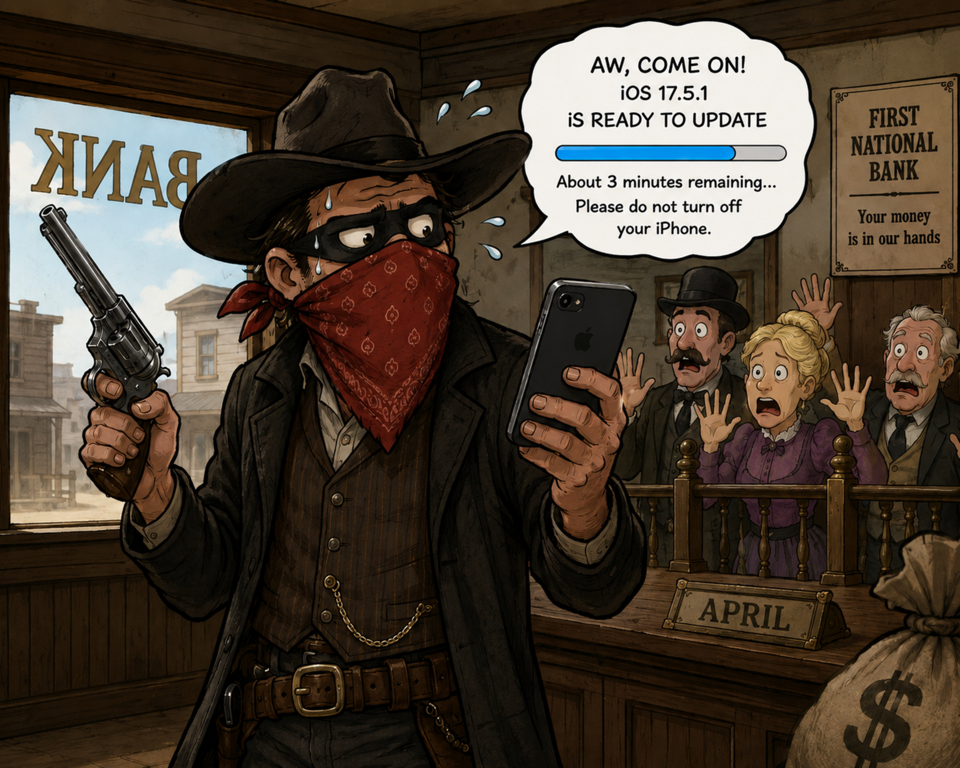 Updating Your Device Firmware During a Bank Heist
